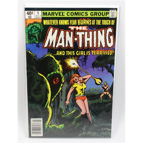 #1126 Marvel Comics The Man-Thing #5 July 1980
