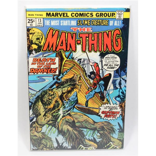 #1129 Marvel Comics The Man-Thing #13 Jan 1975