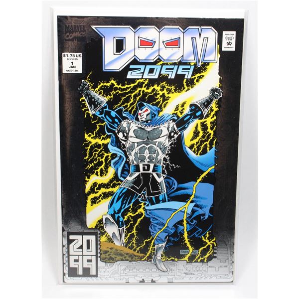 #1140 Marvel Comics Doom 2099 January 1993 Foil