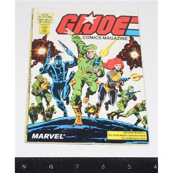 #1157 Marvel G.I. Joe Comics Magazine #2 Feb 1987