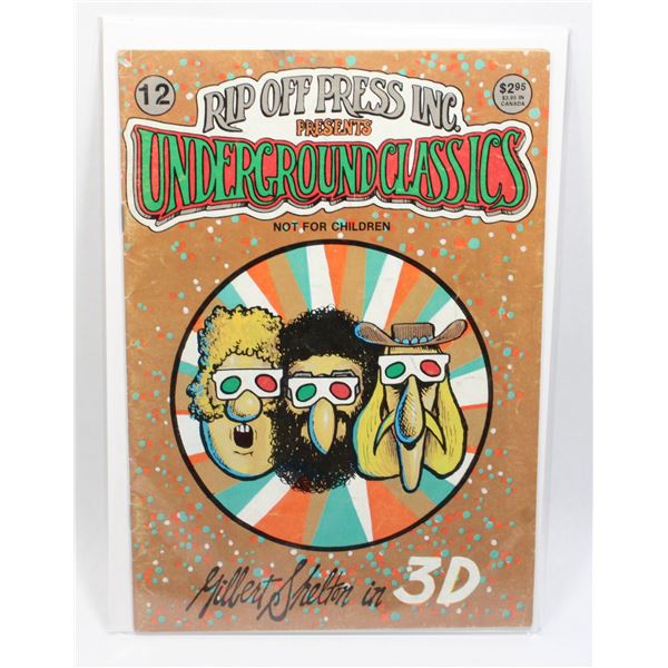 #1165 Rip Off Press Underground Classics #12 3D