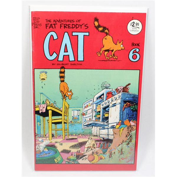 #1170 Adventures of Fat Freddy's Cat #6 1986