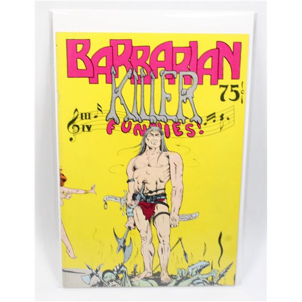 #1175 Bud Plant Barbarian Killer Funnies #1 1974