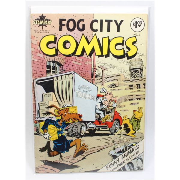 #1181 Stampart Fog City Comics #1 1977 Comix
