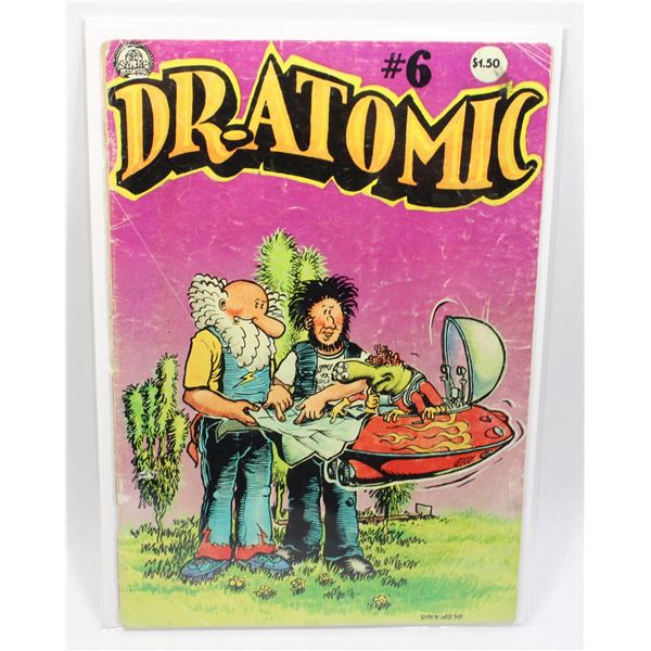 #1182 Last Gasp Comics DR. Atomic #6 1981 Worn