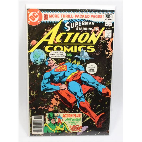 #1186 DC Detective Comics Action Comics #513 1980