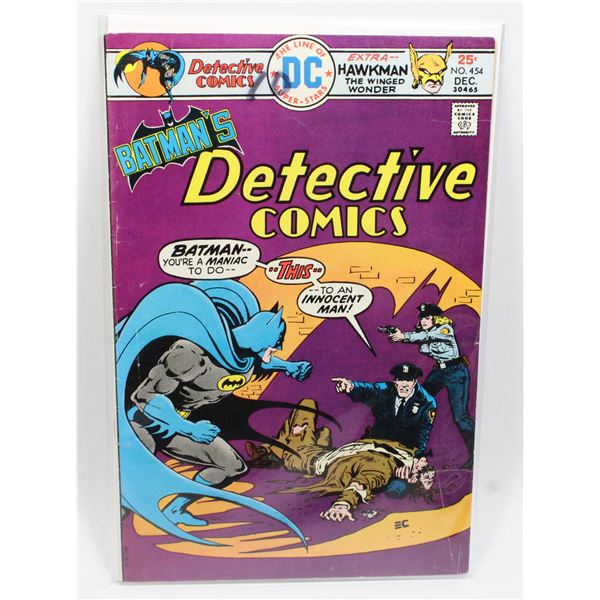 #1196 DC Detective Comics #454 December 1975
