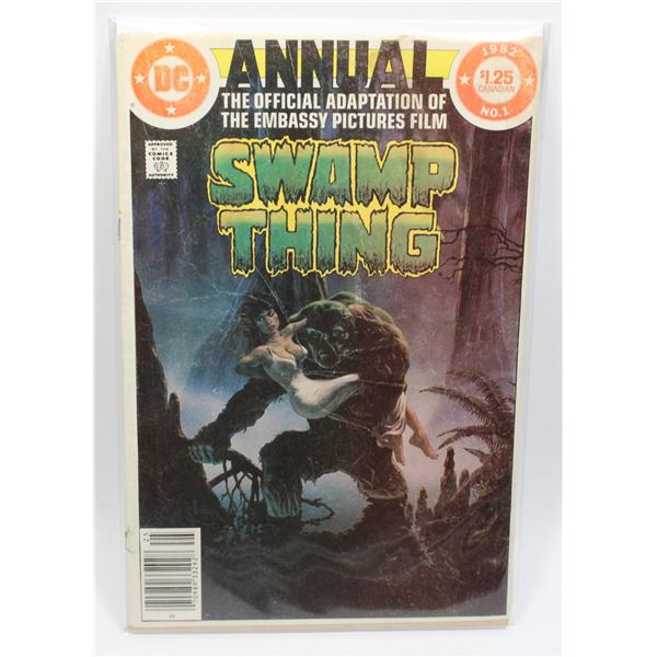 #1213 DC Comics Swamp Thing Film Annual #1 1982