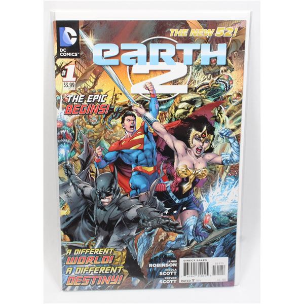 #1219 DC Detective Comics Earth 2 #1 July 2012