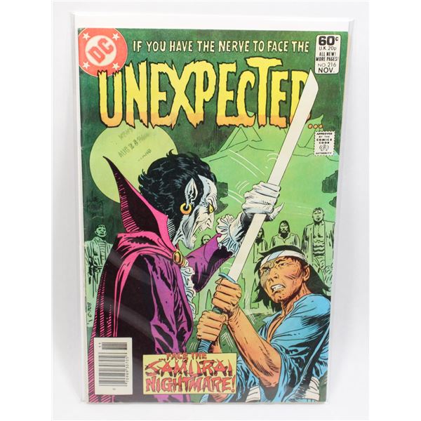 #1229 DC Horror Comics The Unexpected #216  1981