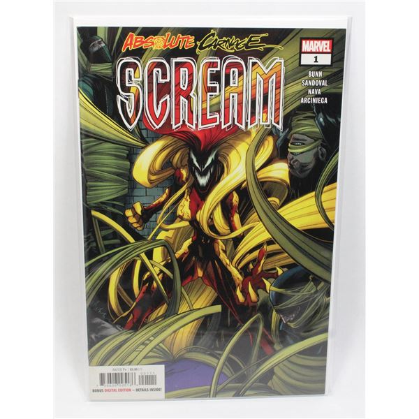 #1242 Marvel Comics Absolute Carnage Scream #1