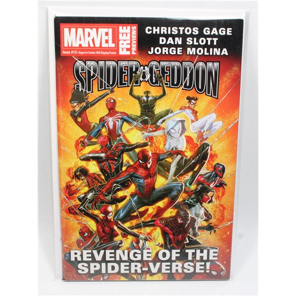 #1245 Marvel Comics Spider-Geddon #13 Aug 2018