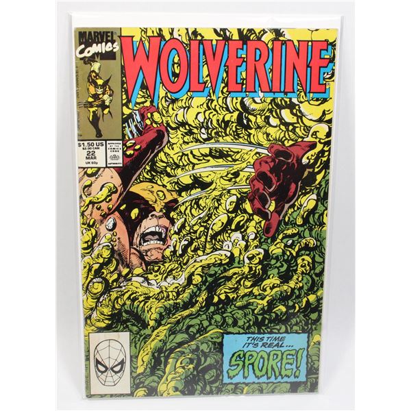 #1248 Marvel Comics Wolverine #22 March 1990