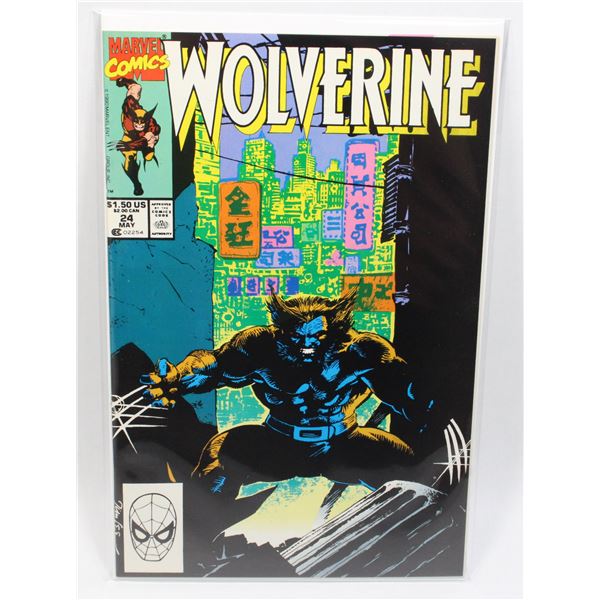 #1249 Marvel Comics  Wolverine #24 May 1990