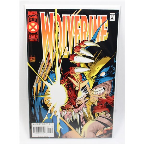 #1252 Marvel Comics Wolverine X-Men Deluxe 1989