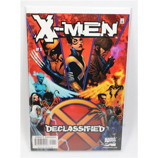 #1256 Marvel Comics X-Men Declassified #1 2000