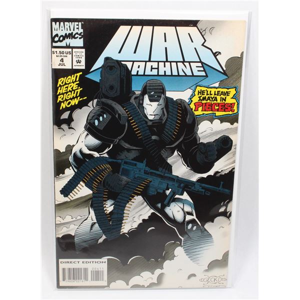 #1262 Marvel Comics War Machine #4 July 1994