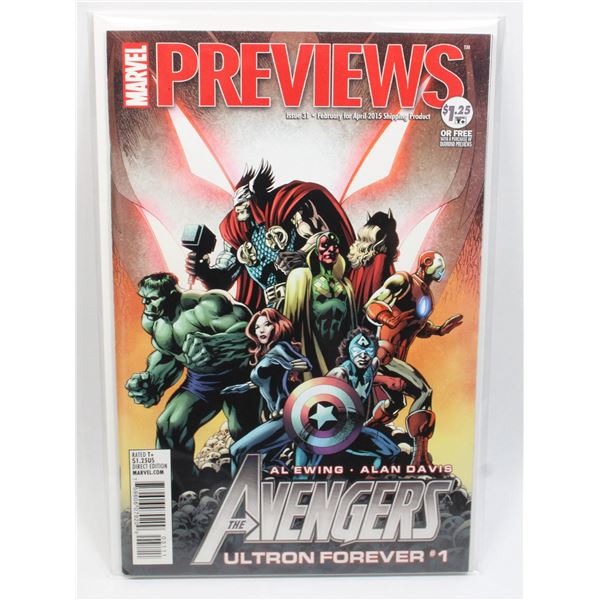 #1267  Marvel Previews #31 February  April 2015