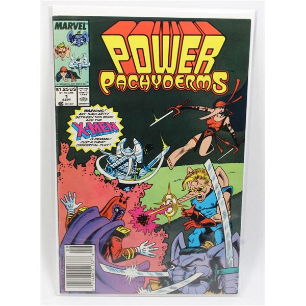#1273 Marvel Comics Power Pachyderms #1 1989