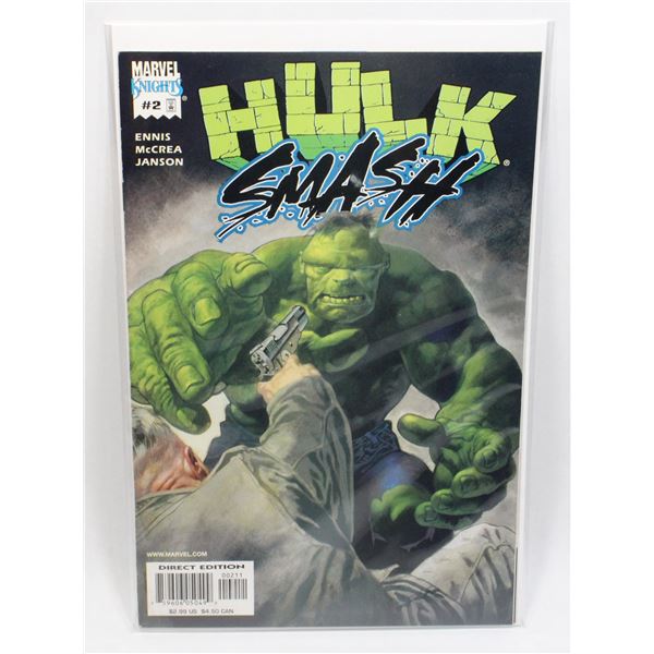 #1295 Marvel Knights Hulk Smash #2 2001