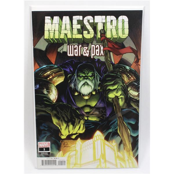 #1296 Marvel Comics  Maestro War & Pax #1 2021