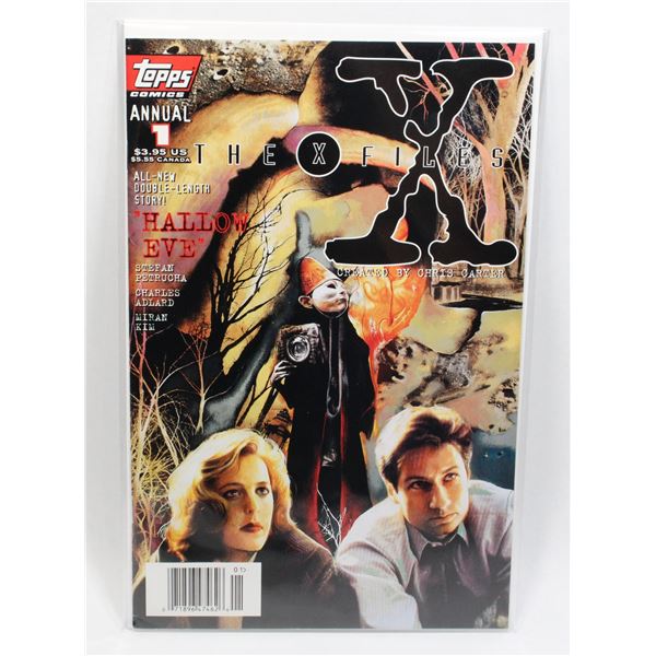 #1322 Topps Comics The X-Files Annual #1 1995