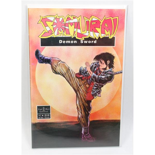 #1332 Night Wynd Comics Samurai Demon Sword #1
