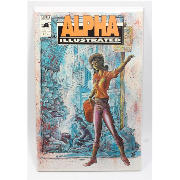 #1357 Alpha Comics Alpha Illustrated #1 1991