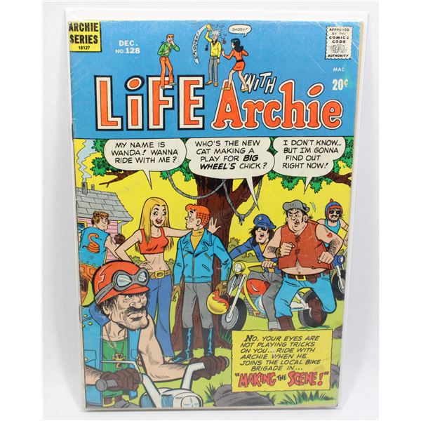 #1379 Archies Series Life with Archie #128 1972