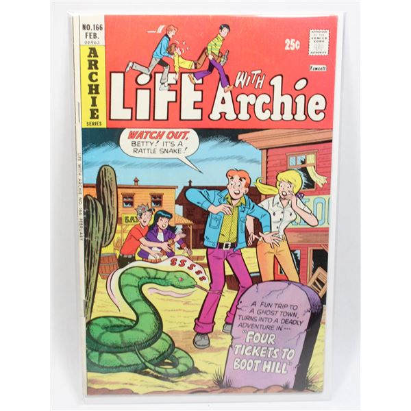#1382 Archies Series Life with Archie #166 1976