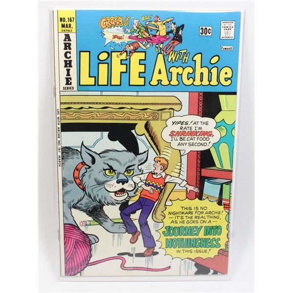 #1383 Archies Series Life with Archie #167 1976