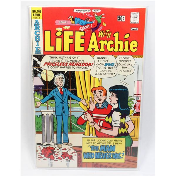 #1384 Archies Series Life with Archie #168 1976