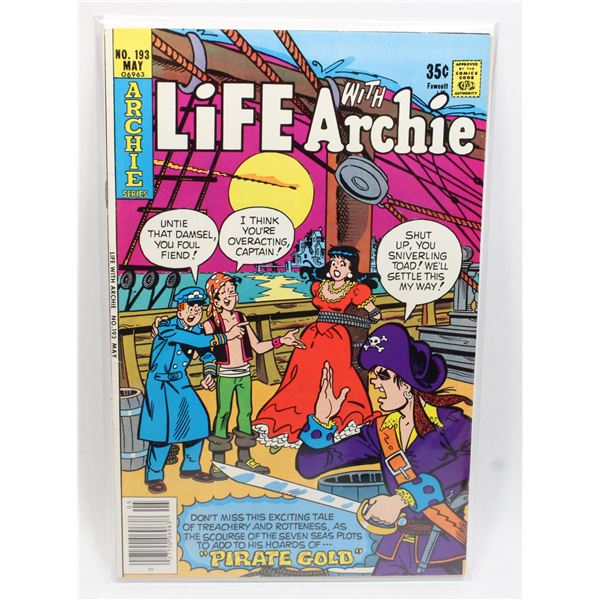 #1390 Archies Series Life with Archie #193 1978