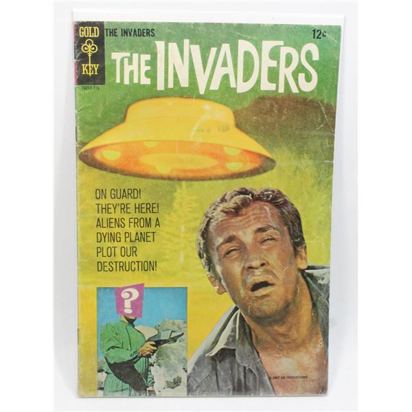 #1420 Gold Key Comics The Invaders #1 1967 Worn