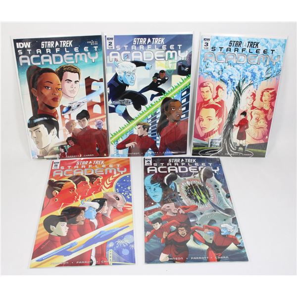 #1425 IDW Star Trek Star Fleet Academy #1-#5 2015