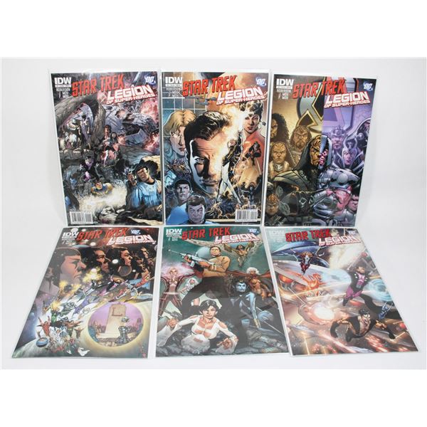 #1426 IDW Star Trek Legion of Super-Heroes #1-#6