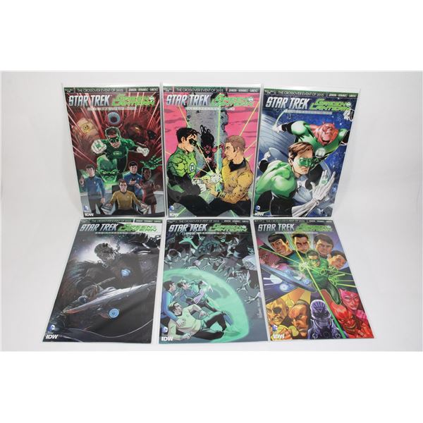 #1427 IDW Star Trek Green Lantern #1-#6 2016