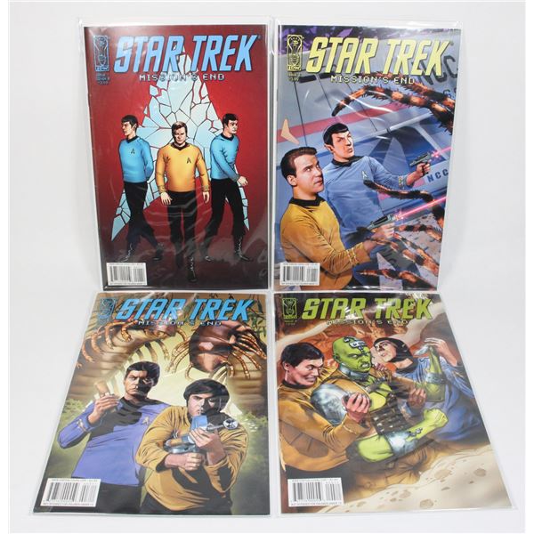 #1434 IDW Star Trek Missions End #1-#4 2009