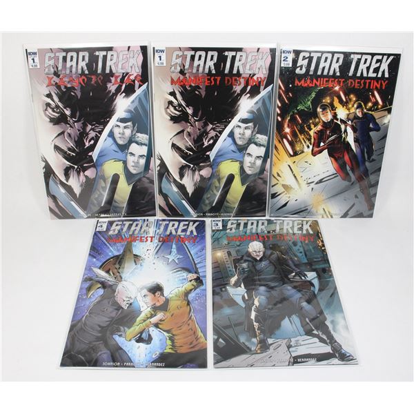 #1436 IDW Star Trek Manifest Destiny #1-#4 2016