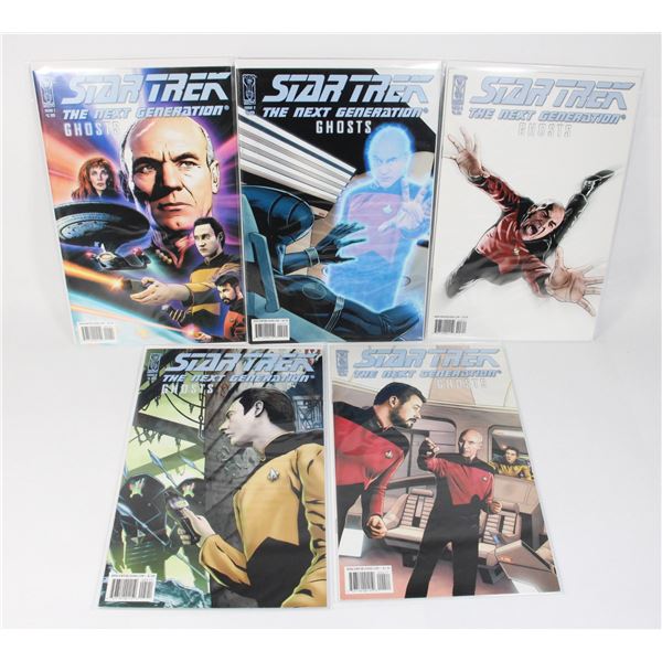 #1439 IDW Star Trek TNG Ghosts #1-#5 2009