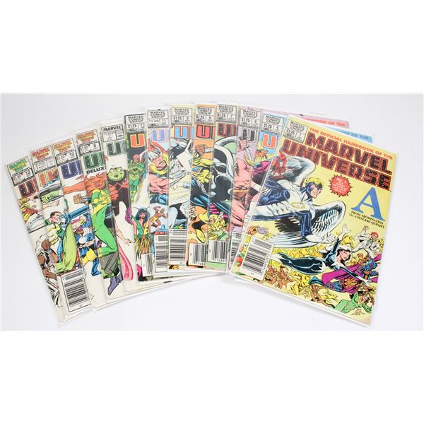 #1444 Marvel Universe lot of 13 Comics inc #1