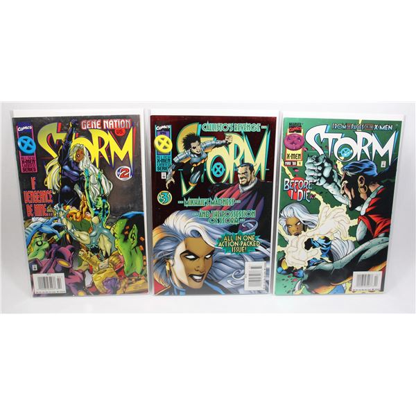 #1446 Marvel Comics Storm #2,3,4 March 1996