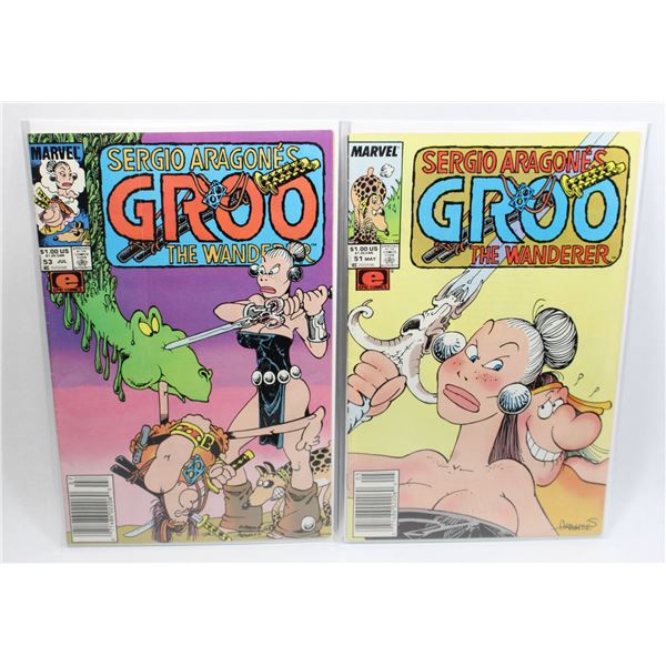 #1448 Marvel Comics Groo #51 & #53 May 1989