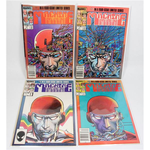 #1454 Marvel Comics Machine Man #1-#4 Complete