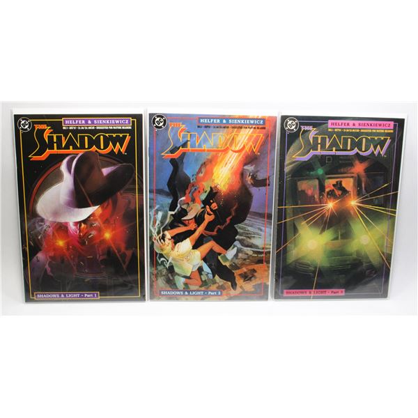 #1458 DC Detective Comics The Shadow #1-#3 1987