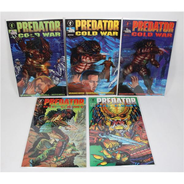 #1464 Dark Horse Predator Big Game Cold War Lot