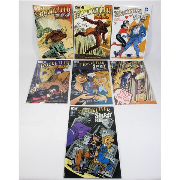 #1470 IDW Comics The Rocketeer Spirit Lot of 7