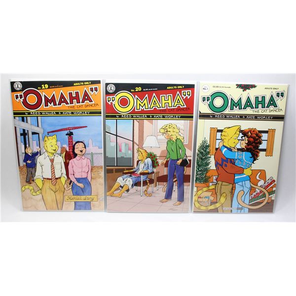 #1475 Fantagraphics Comics Omaha #1,#19,#20