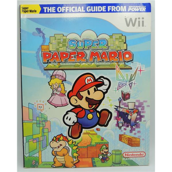 #120G Guide Super Paper Mario Nintendo Wii 2007