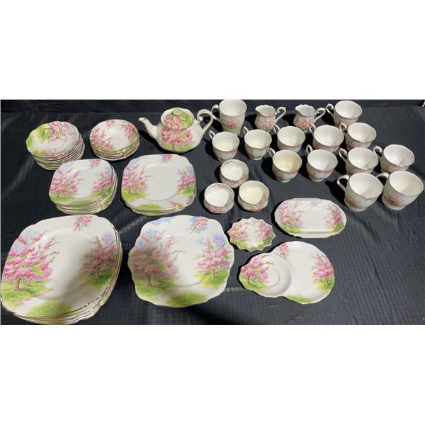 Royal Albert Blossom Time Bone China 61-Piece Dinner and Tea Set